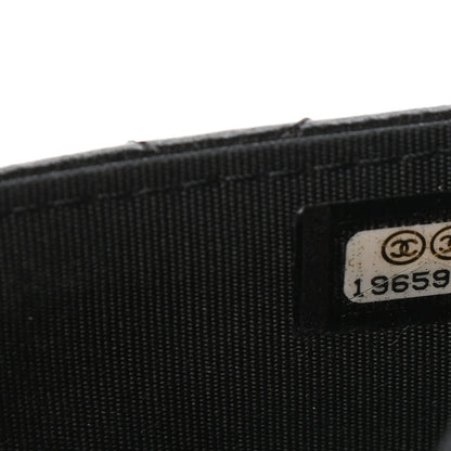 Chanel Lambskin Quilted Boy Wallet On Chain WOC Black 8 of 11