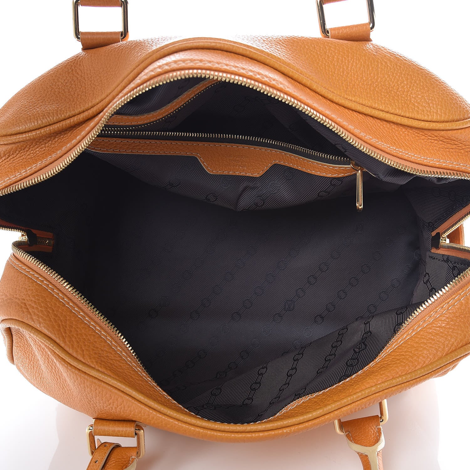 Louis Vuitton Tobago Calfskin Carryall Yellow 5 of 11