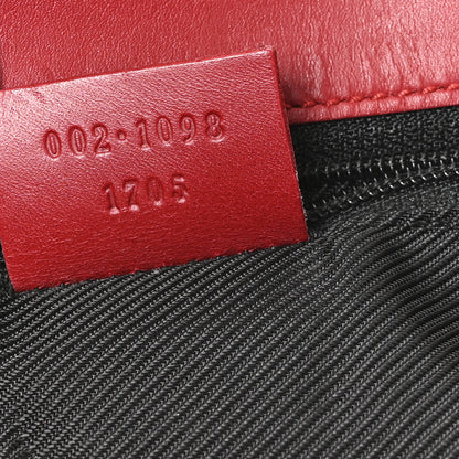 Gucci Monogram Large Bucket Tote  Red 7 of 10