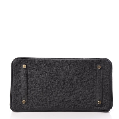 Hermes Togo Birkin 30 Black 6 of 32