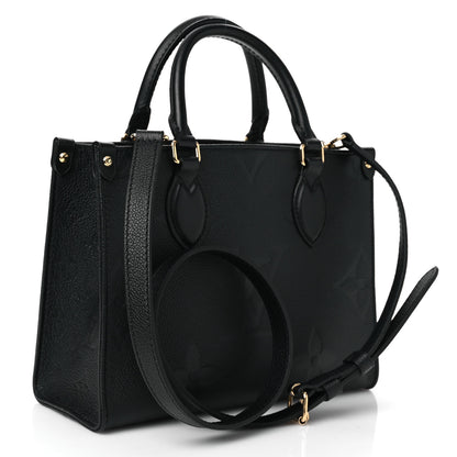 Louis Vuitton Empreinte Monogram Giant Onthego PM Black 2 of 9