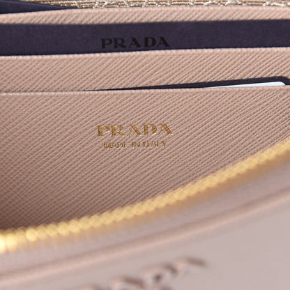 Prada Saffiano Shine Mini Crossbody Bag Cipria 6 of 9