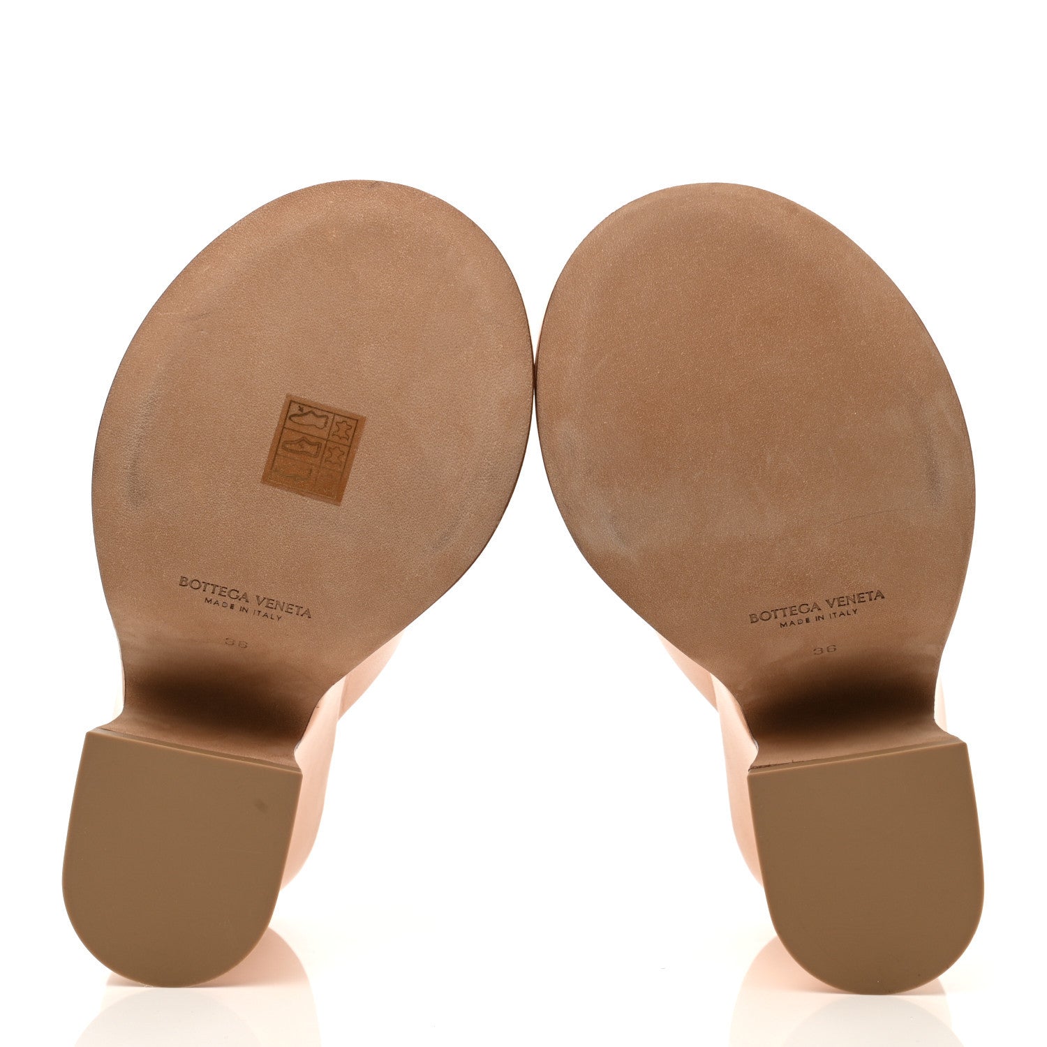 Bottega Veneta Nappa Slide Platform 115 Wedge Sandals 36 Macaroon 5 of 8