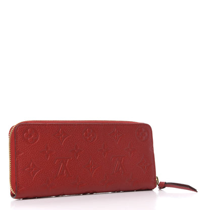Louis Vuitton Empreinte Clemence Wallet Cherry 3 of 8