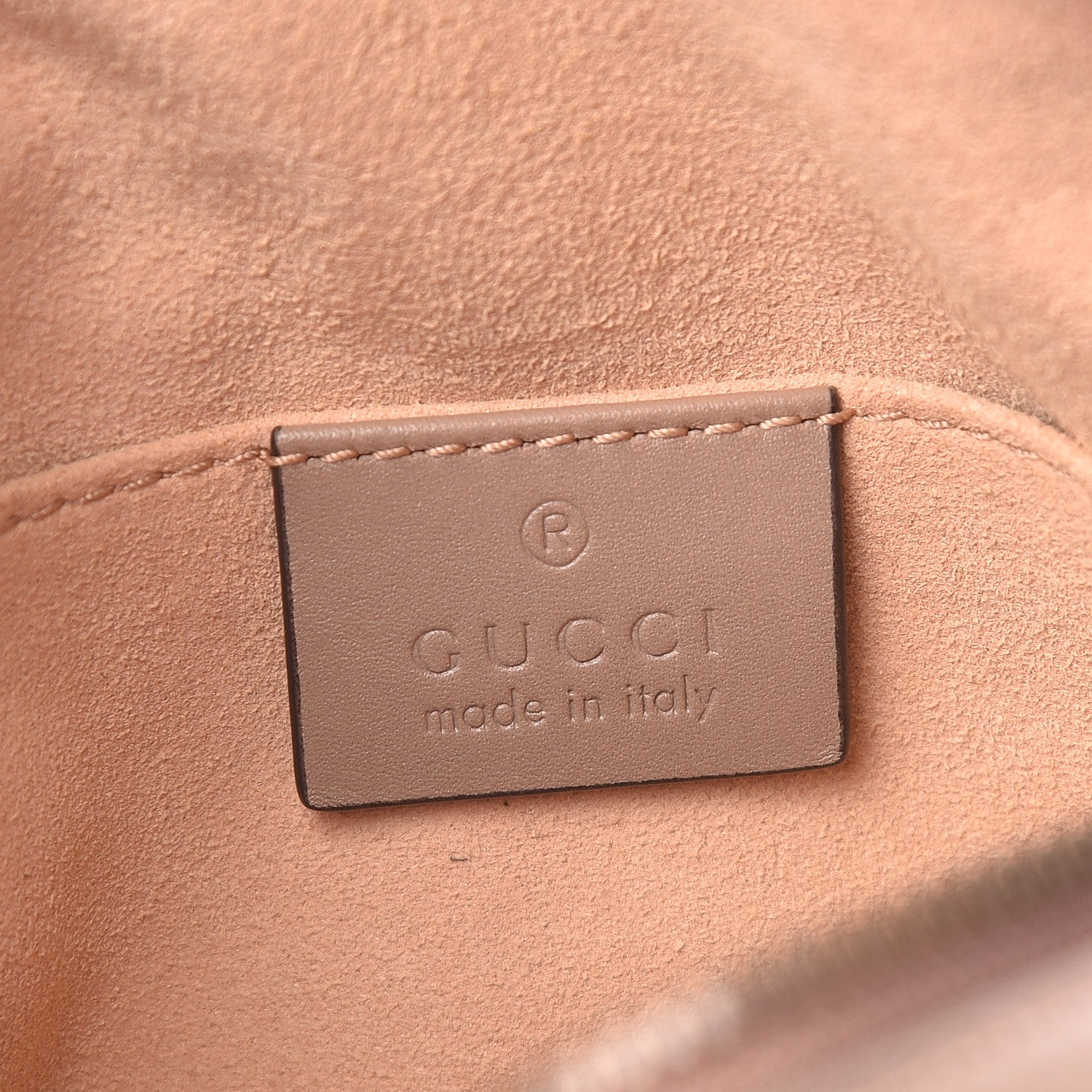 Gucci Calfskin Matelasse GG Marmont Belt Bag 85 34 Porcelain Rose 6 of 12