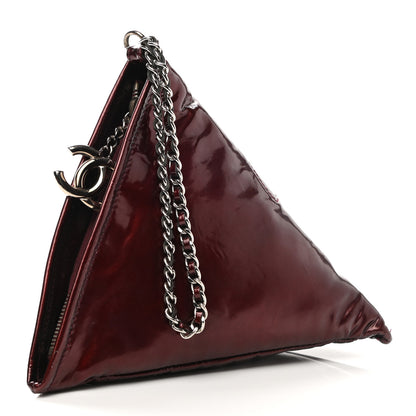 Chanel Patent Small Bonbons Wristlet Dark Bordeaux 3 of 8
