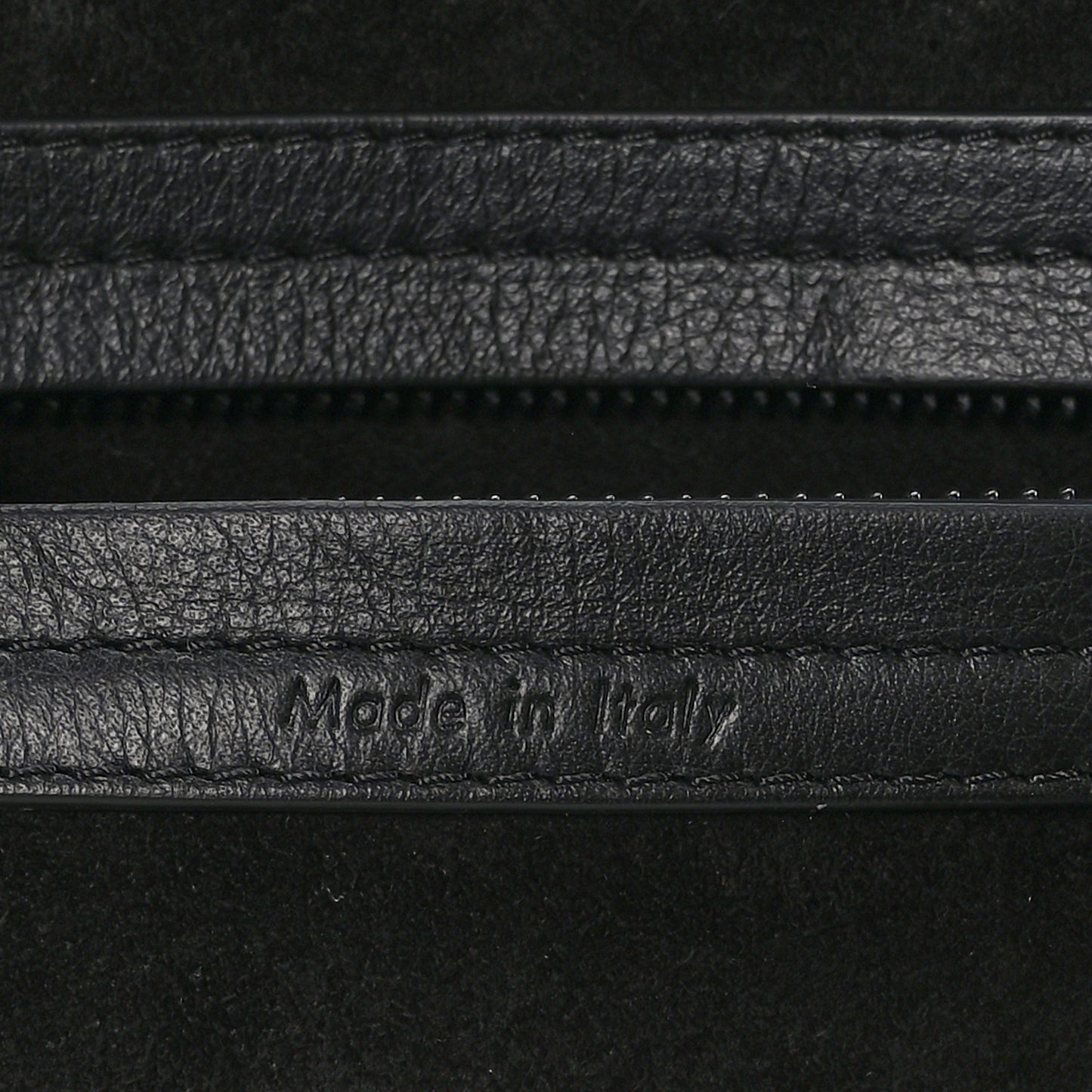 Supple Calfskin Medium Phantom Luggage Black