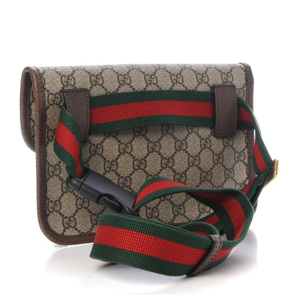 Gucci GG Supreme Monogram Neo Vintage Web Belt Bag Brown 3 of 8
