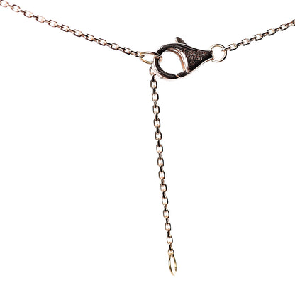 Cartier 18K Pink Gold Rose Quartz Diamond Caresse D'Orchidees Par Pendant Necklace 6 of 6