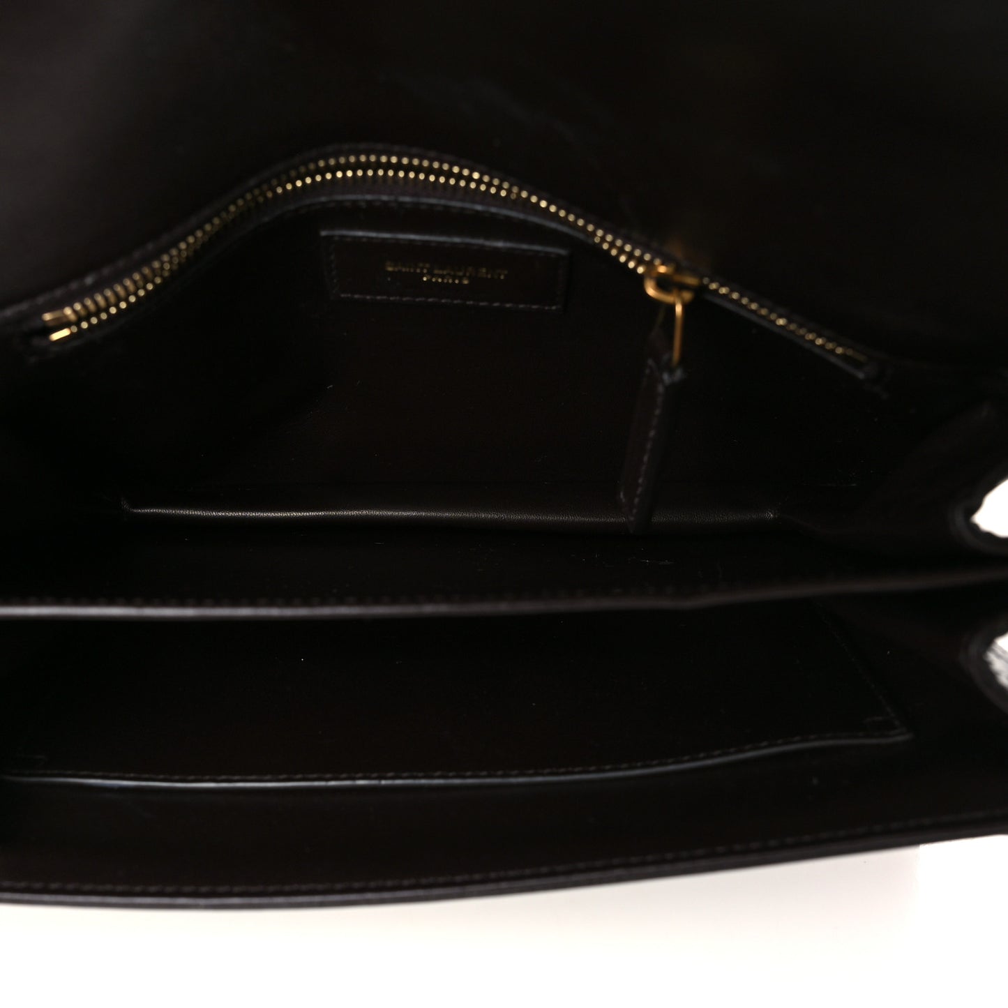 Shiny Crocodile Embossed Calfskin Le Maillon Satchel Ebony