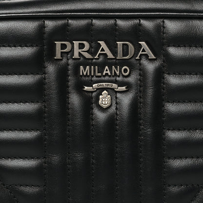Prada Soft Calfskin Diagramme Camera Bag Black 7 of 8