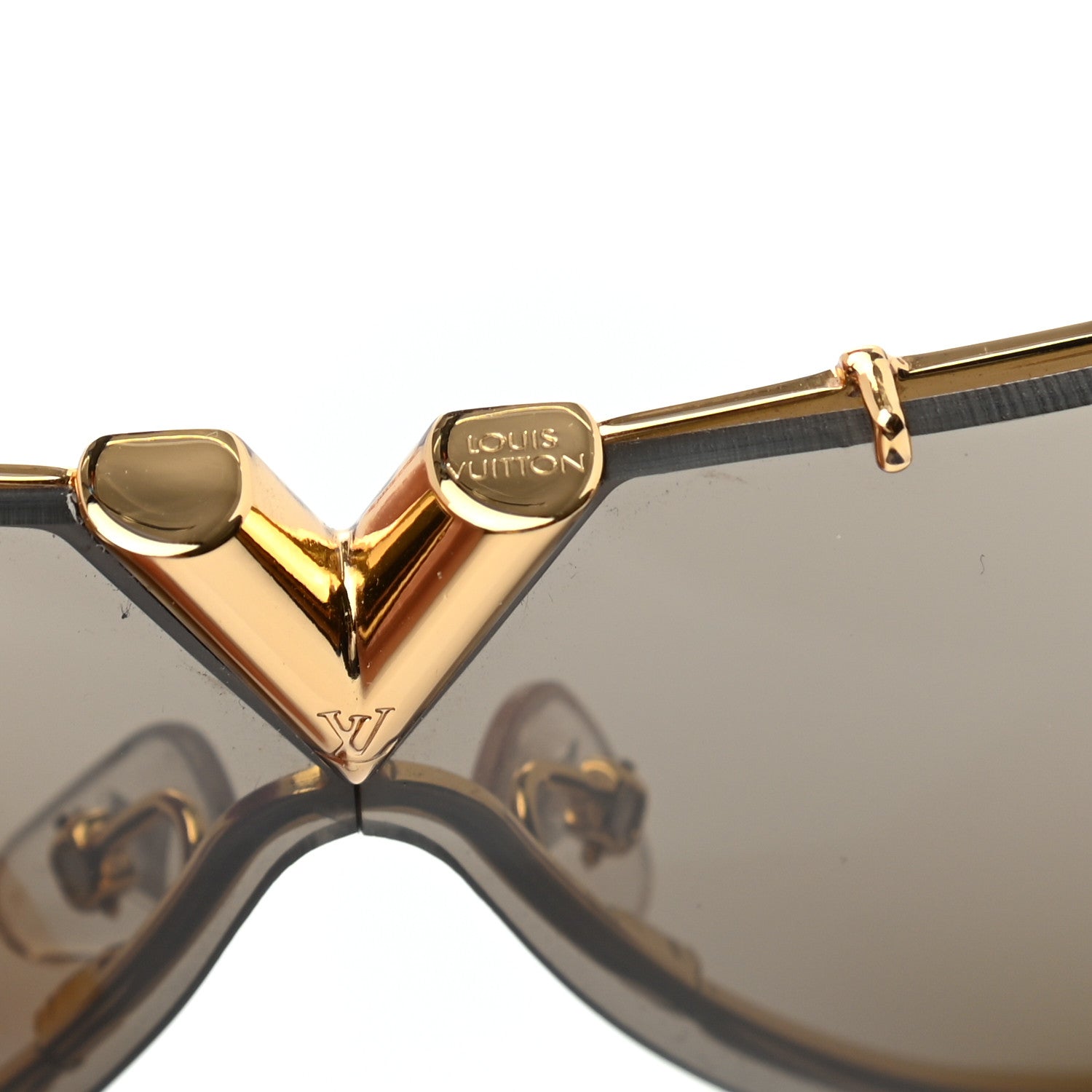 Louis Vuitton LV Drive Sunglasses Z0897E Gold 881627 – FASHIONPHILE