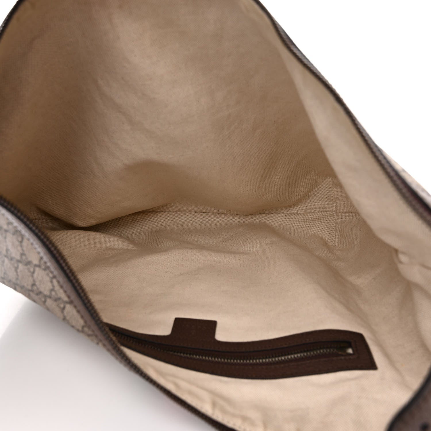 Gucci GG Supreme Monogram Web Ophidia Half Moon Hobo Brown 5 of 10