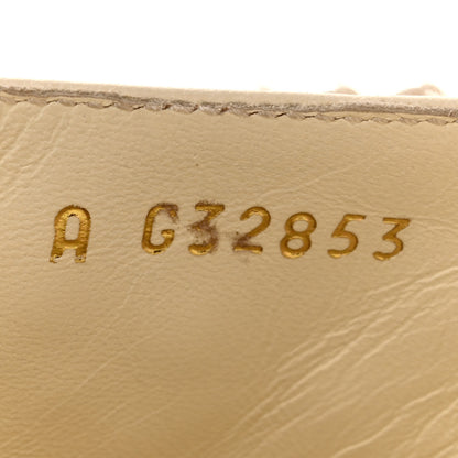 Chanel Lambskin Cap Toe CC Pearl Mule 36 Ivory Black 9 of 10