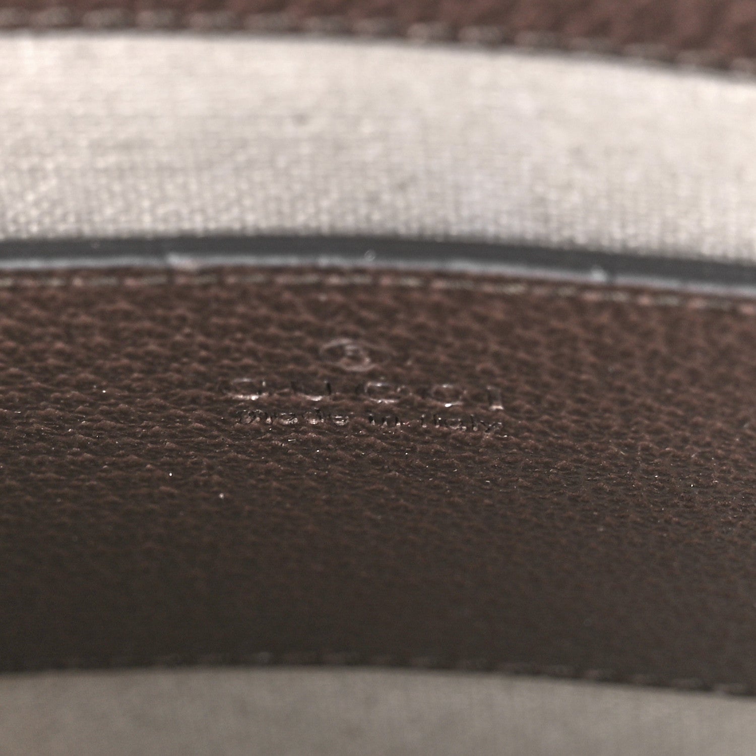 Gucci Monogram Jumbo GG Textured Dollar Calfskin Web Mini Vertical Tote Camel Ebony New Acero 6 of 9