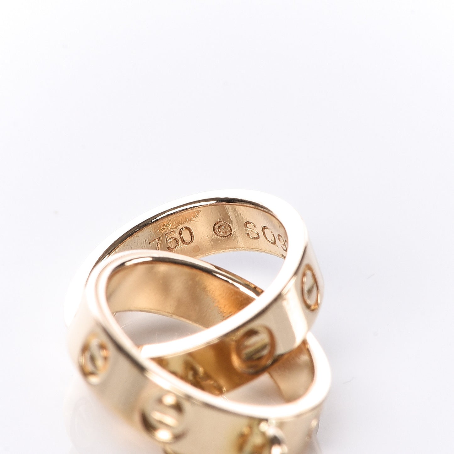 18K Yellow Gold Interlocking LOVE Bracelet