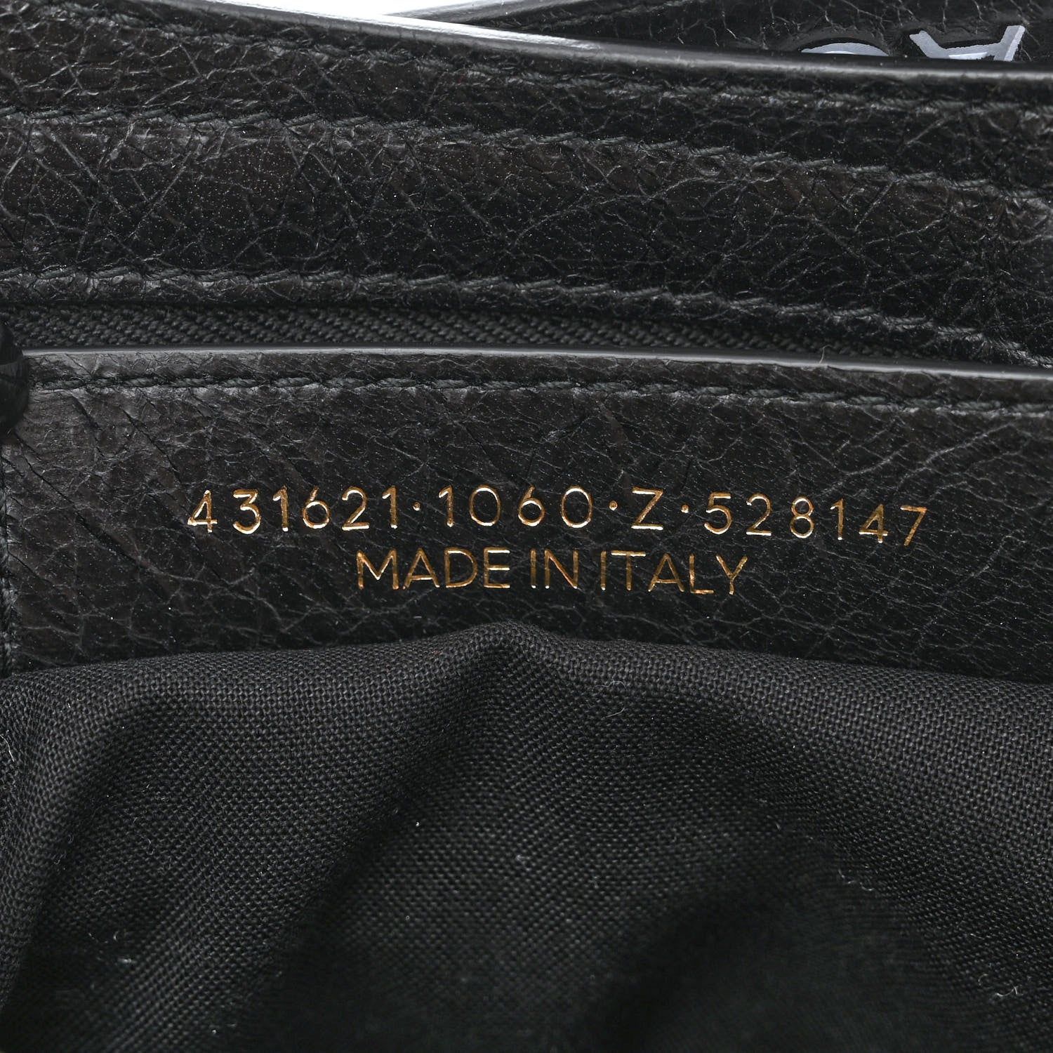 Balenciaga Agneau Classic Hardware S City Logo Strap Black White 7 of 10