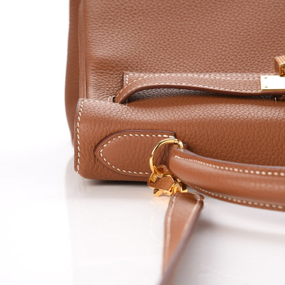 Hermes Togo Kelly Retourne 28 Gold 35 of 38