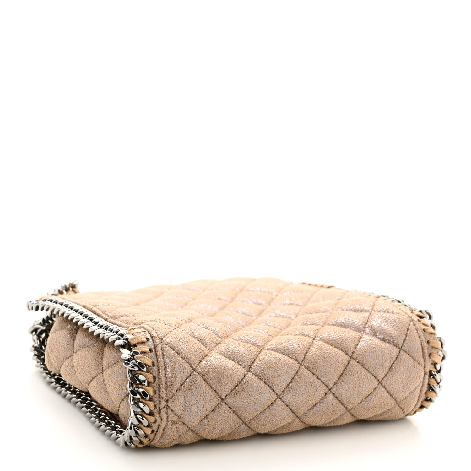 Stella McCartney Shaggy Deer Quilted Tiny Falabella Tote Beige 4 of 10