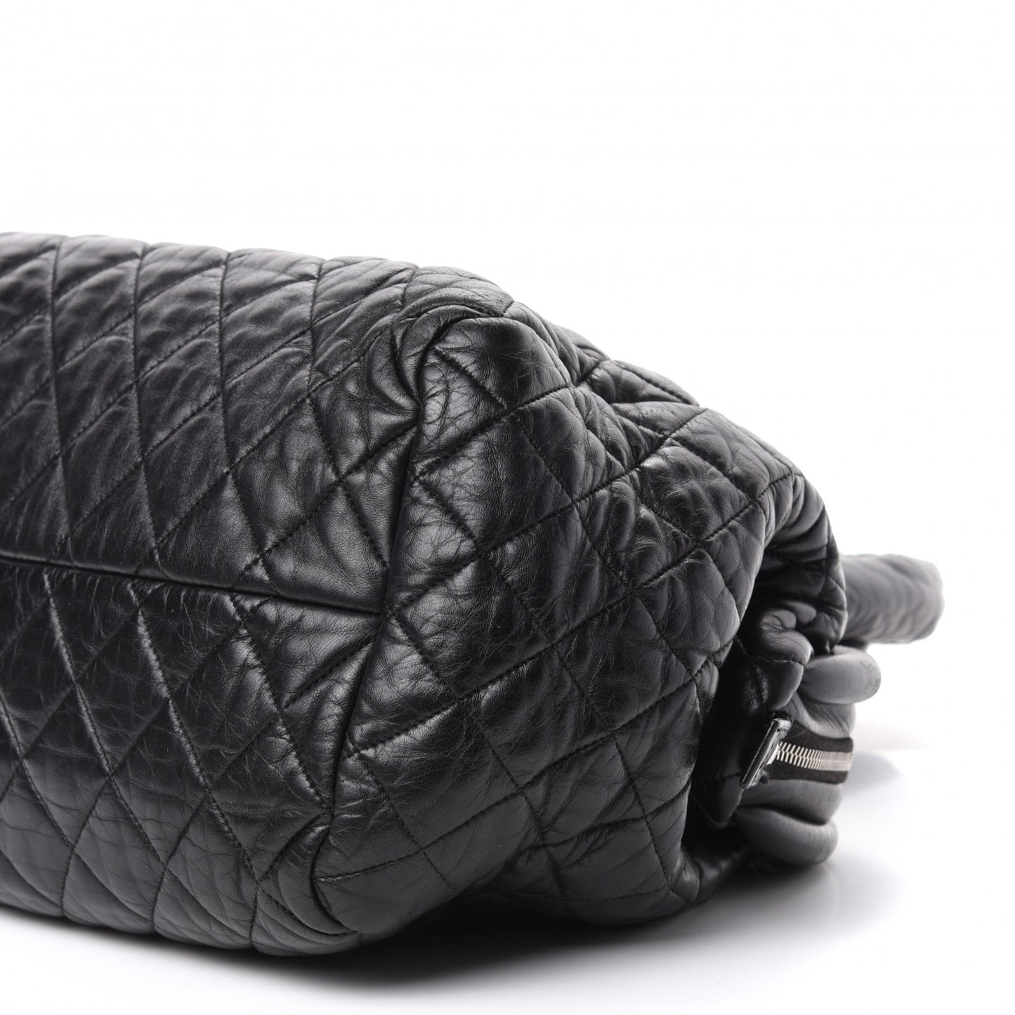 Lambskin Coco Cocoon Bowler Black