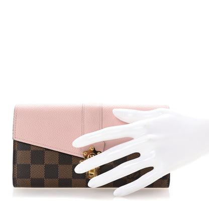Louis Vuitton Damier Ebene Clapton Wallet Magnolia 2 of 7