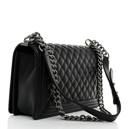 Chanel Caviar Quilted New Medium Boy Flap Black 3 of 10
