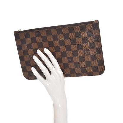 Louis Vuitton Damier Ebene Neverfull MM GM Pochette 2 of 8