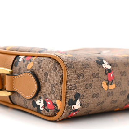 Gucci X DISNEY Mini Vintage GG Supreme Monogram Mickey Mouse Shoulder Bag Beige Vintage Sun Oil 9 of 11