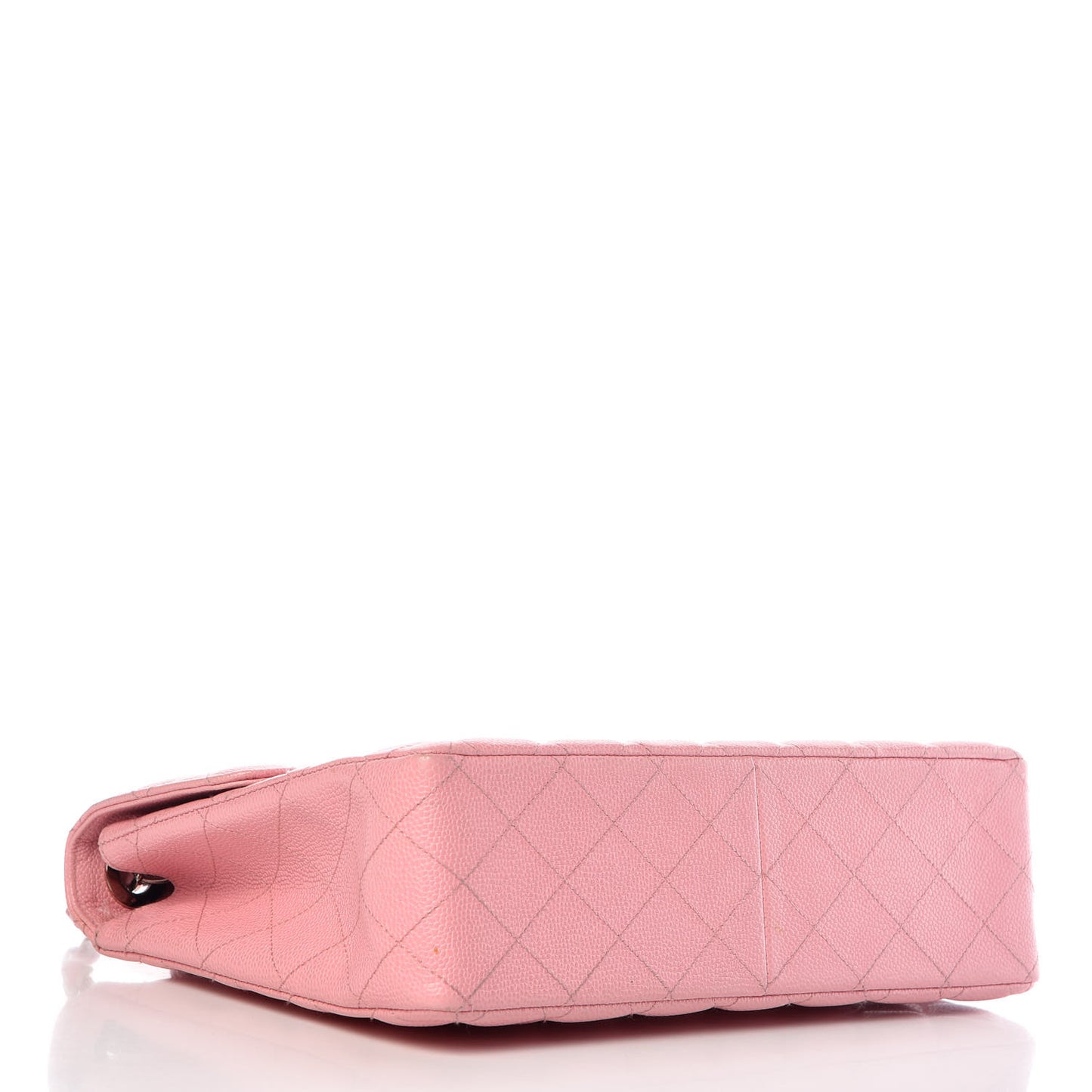 Caviar Jumbo Single Flap Pink