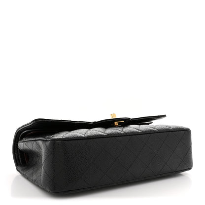 Chanel Caviar Quilted Medium Double Flap Black 4 of 14