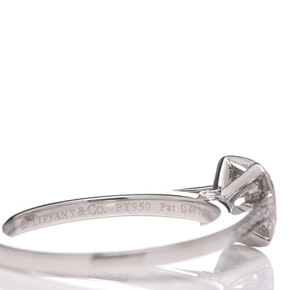 Tiffany Platinum Diamond .41ct. Legacy Ring 51 5.75 7 of 9