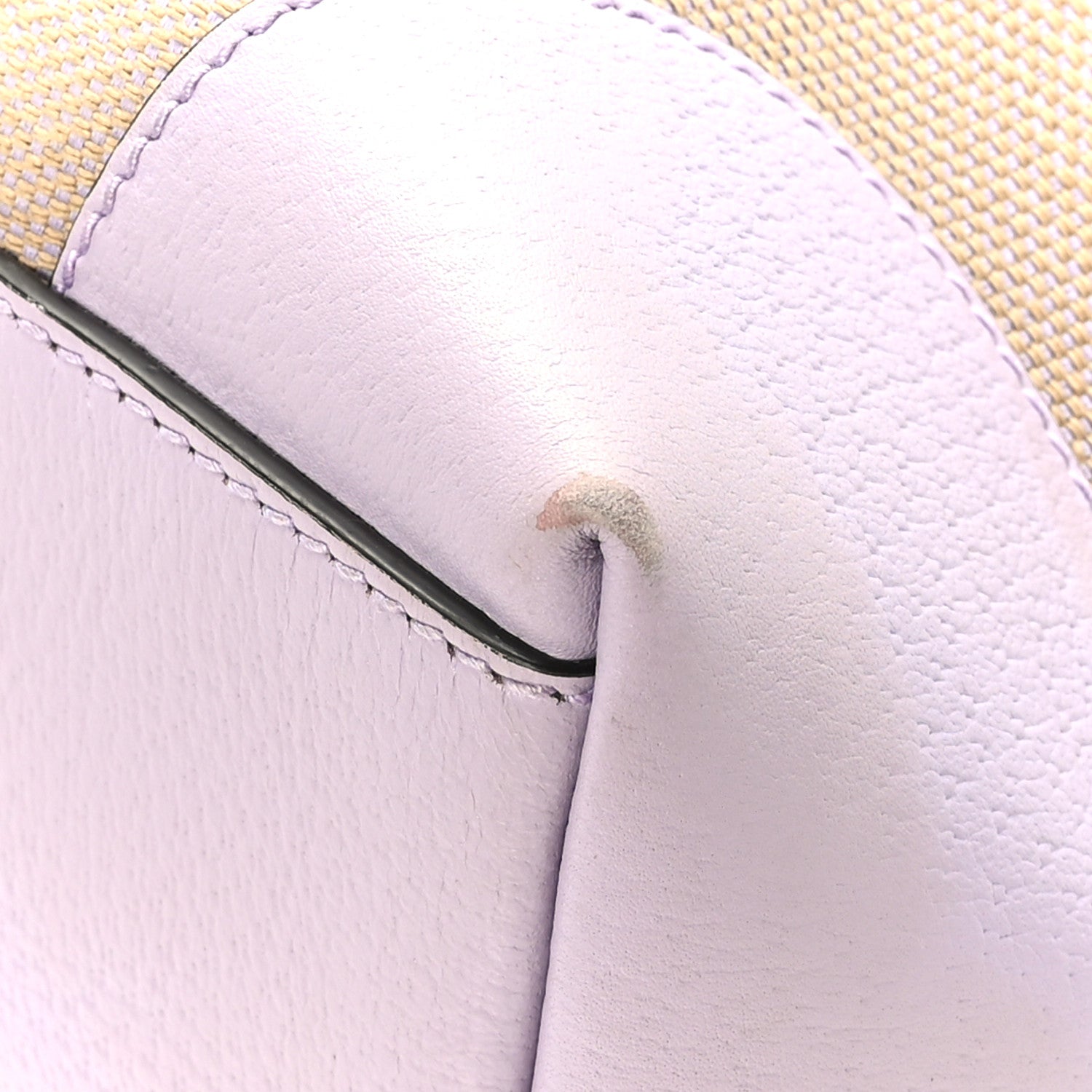 Gucci Monogram Jumbo GG Textured Dollar Calfskin Medium Ophidia Shopping Tote Beige Lapis 9 of 11