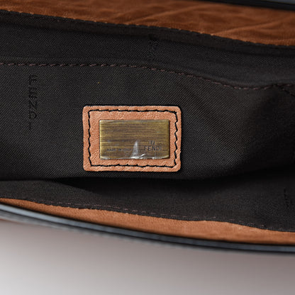 Fendi Nappa Patent B Bag Osso Black 6 of 12