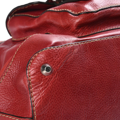 Chloe Calfskin Edith Dome Bowler Red 10 of 12