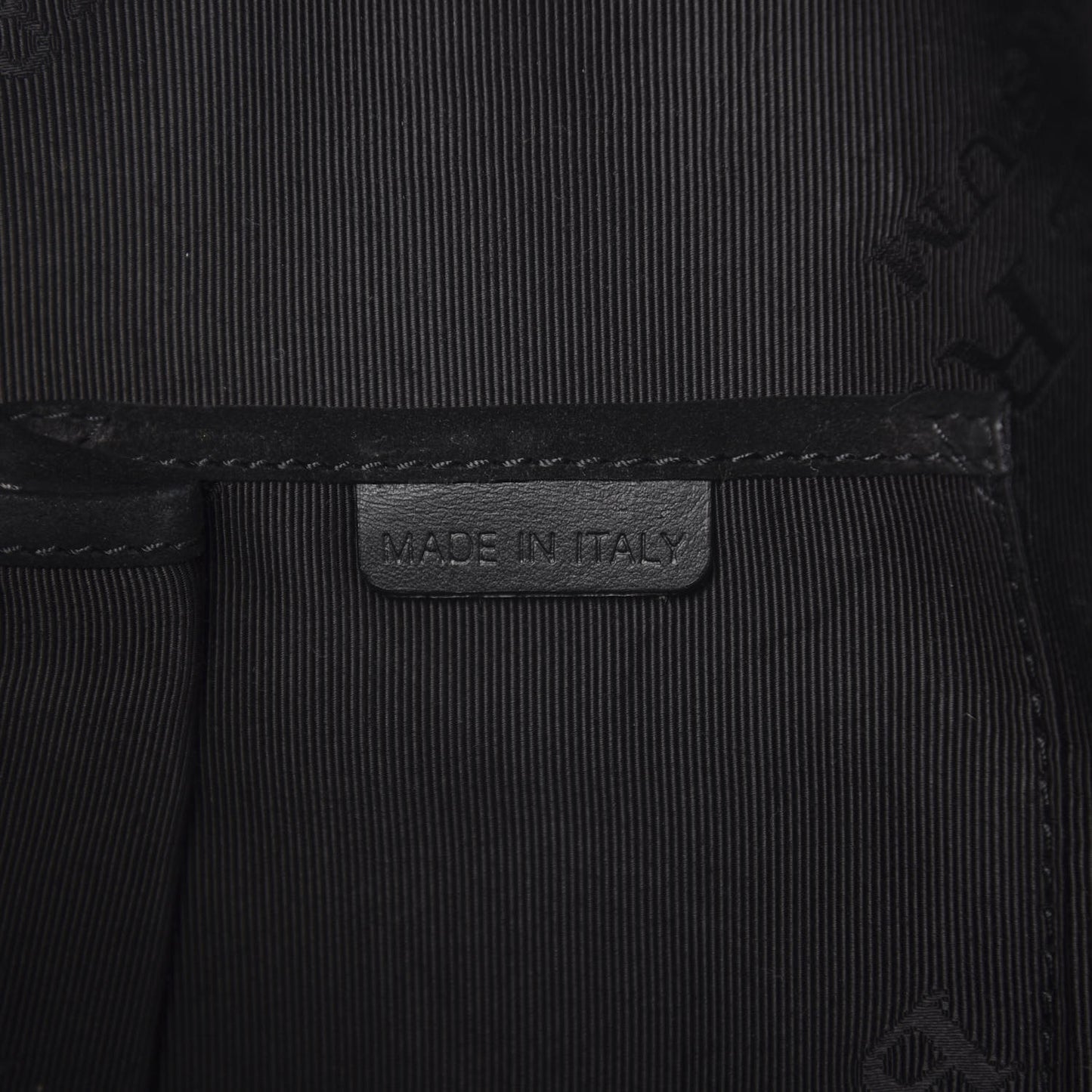Prorsum Calfskin Quilted Country Animal Satchel Black