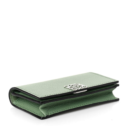 Loewe Pebble Grain Calfskin Anagram Business Cardholder Rosemary 4 of 8