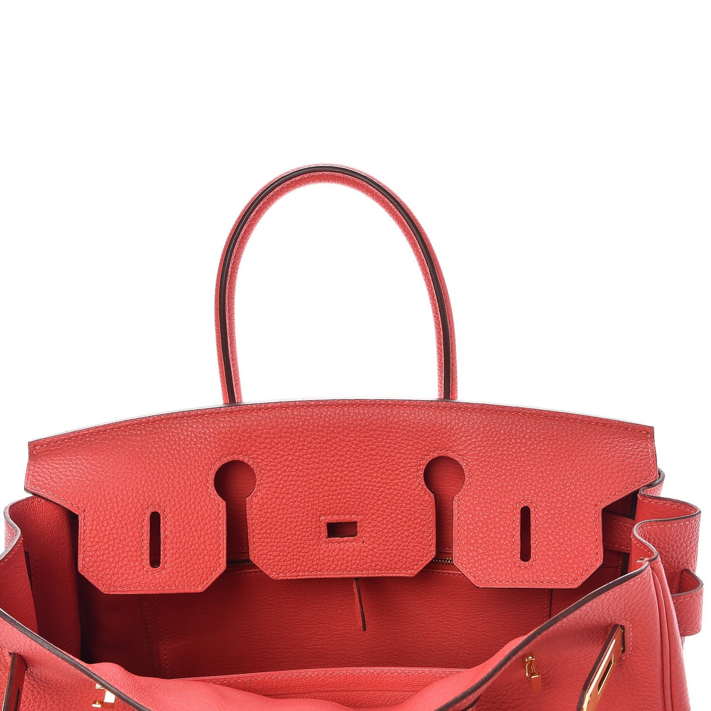 Togo Birkin 30 Rouge Pivoine