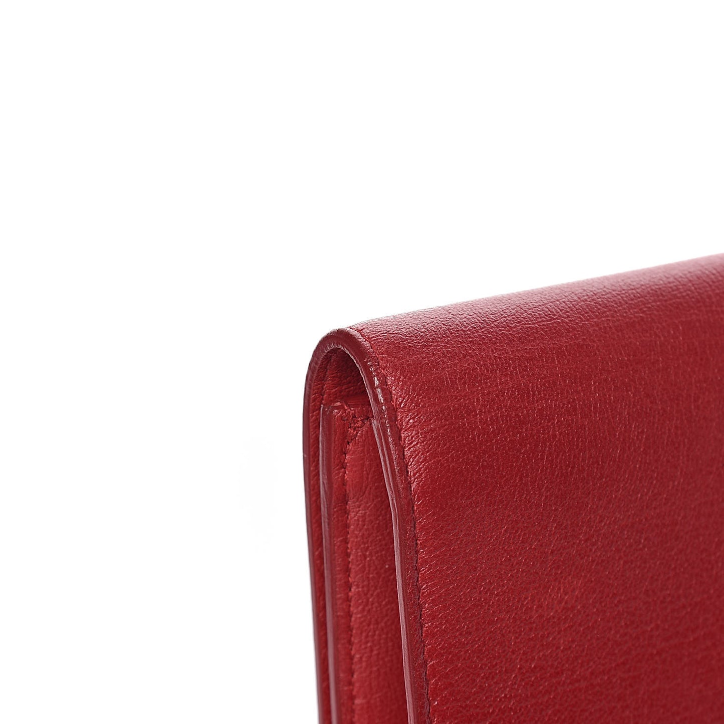 Calfskin Monogram Large Belle De Jour Clutch Red