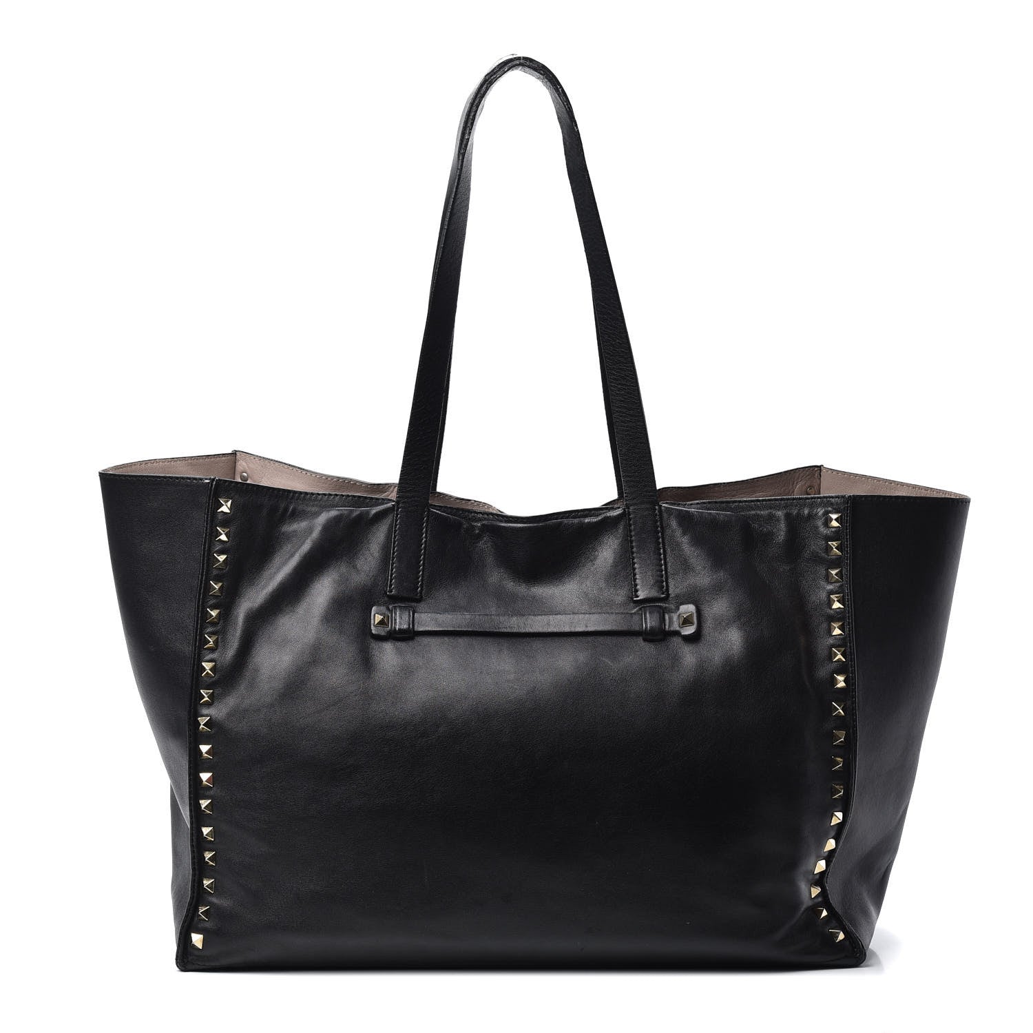 Valentino Garavani Nappa Medium Rockstud Soft Tote Black 1 of 12