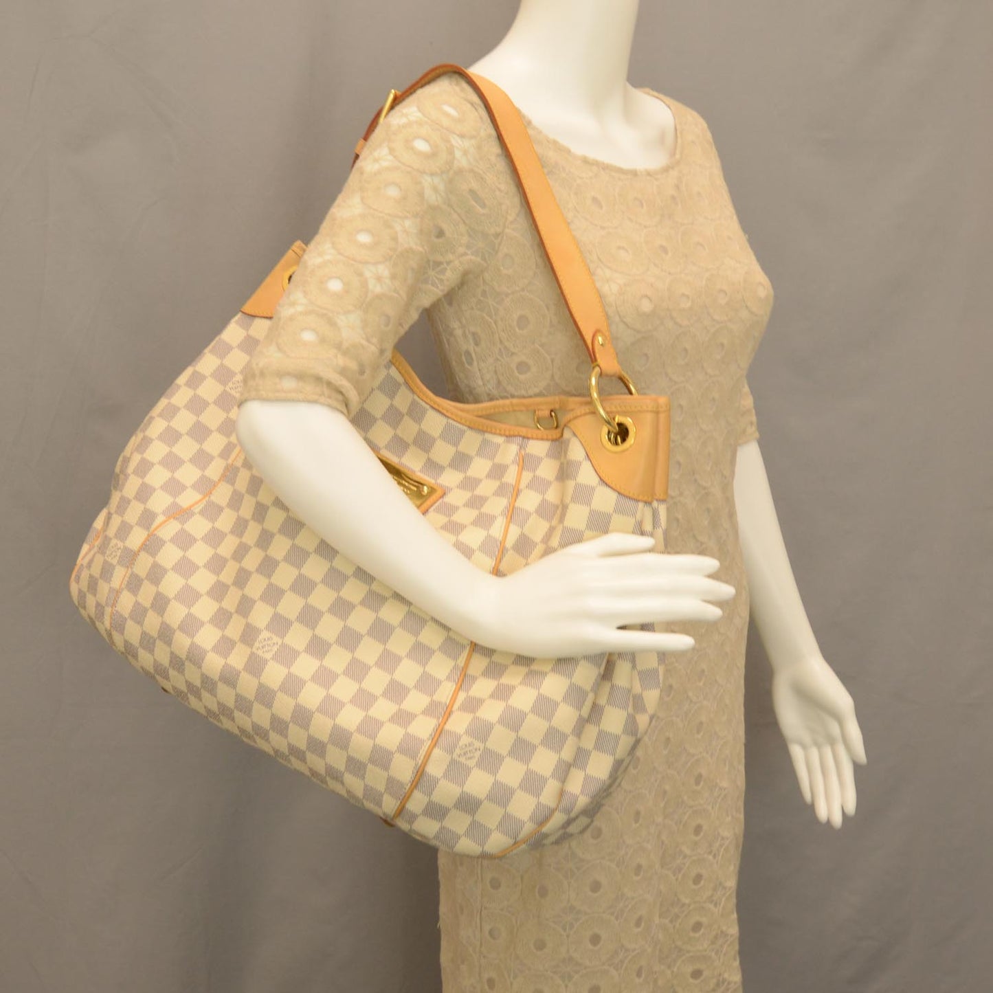 Damier Azur Galliera GM