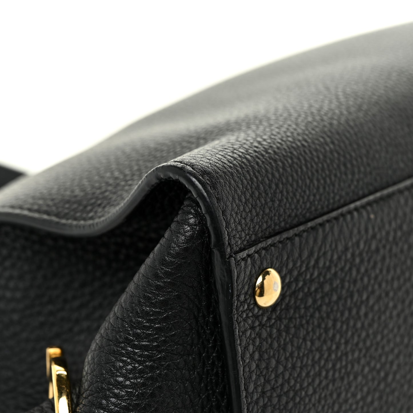 Calfskin Medium Sofia Satchel Black