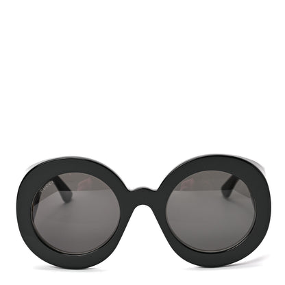 Gucci Acetate Round Sunglasses GG0779S Black 2 of 6