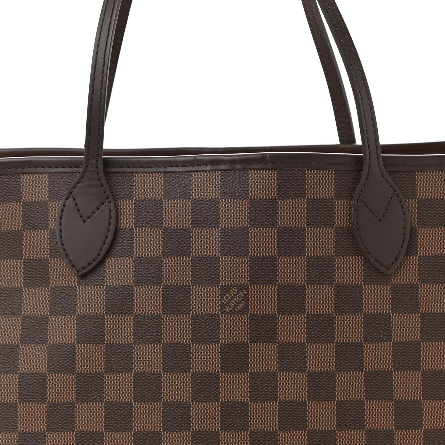 Damier Ebene Neo Neverfull MM Rose Ballerine