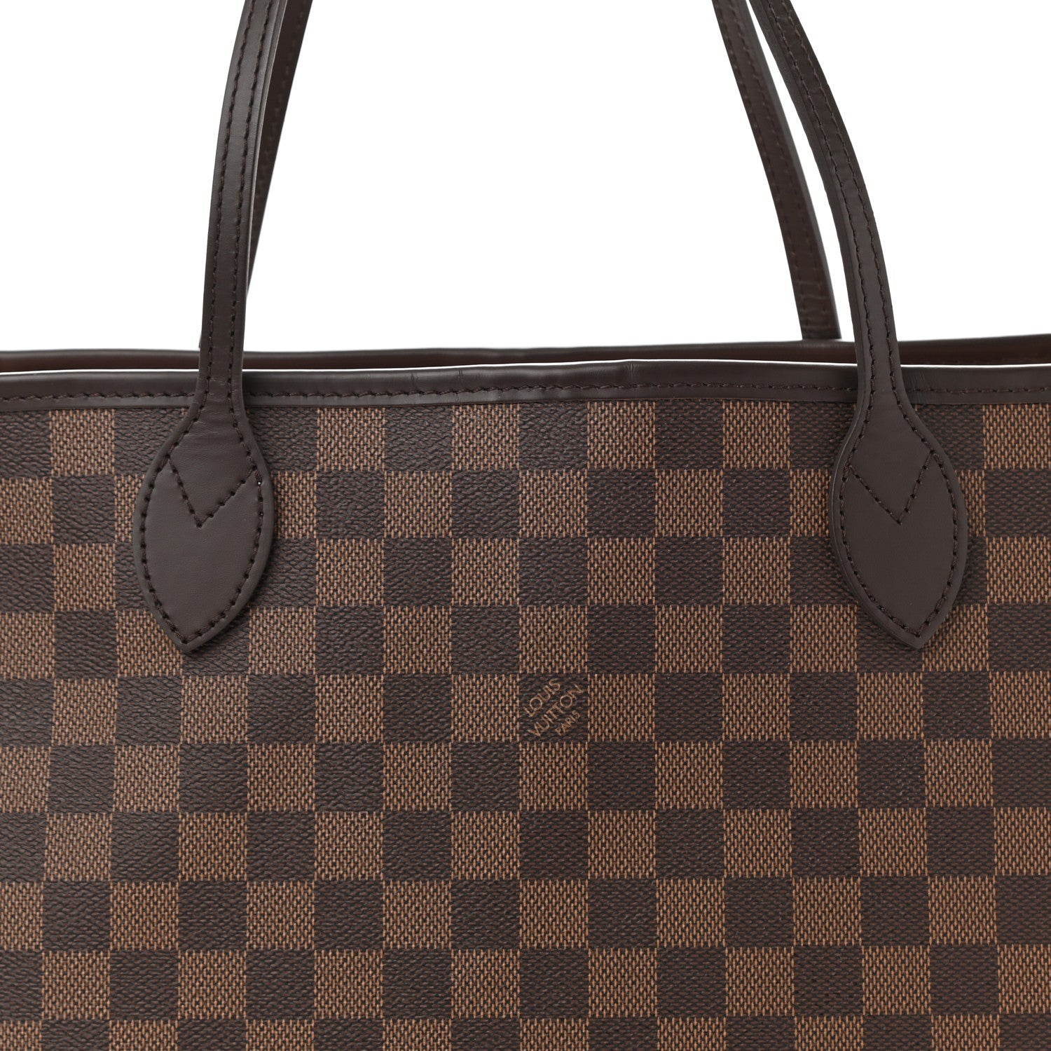 Louis Vuitton Damier Ebene Neo Neverfull MM Rose Ballerine 8 of 10