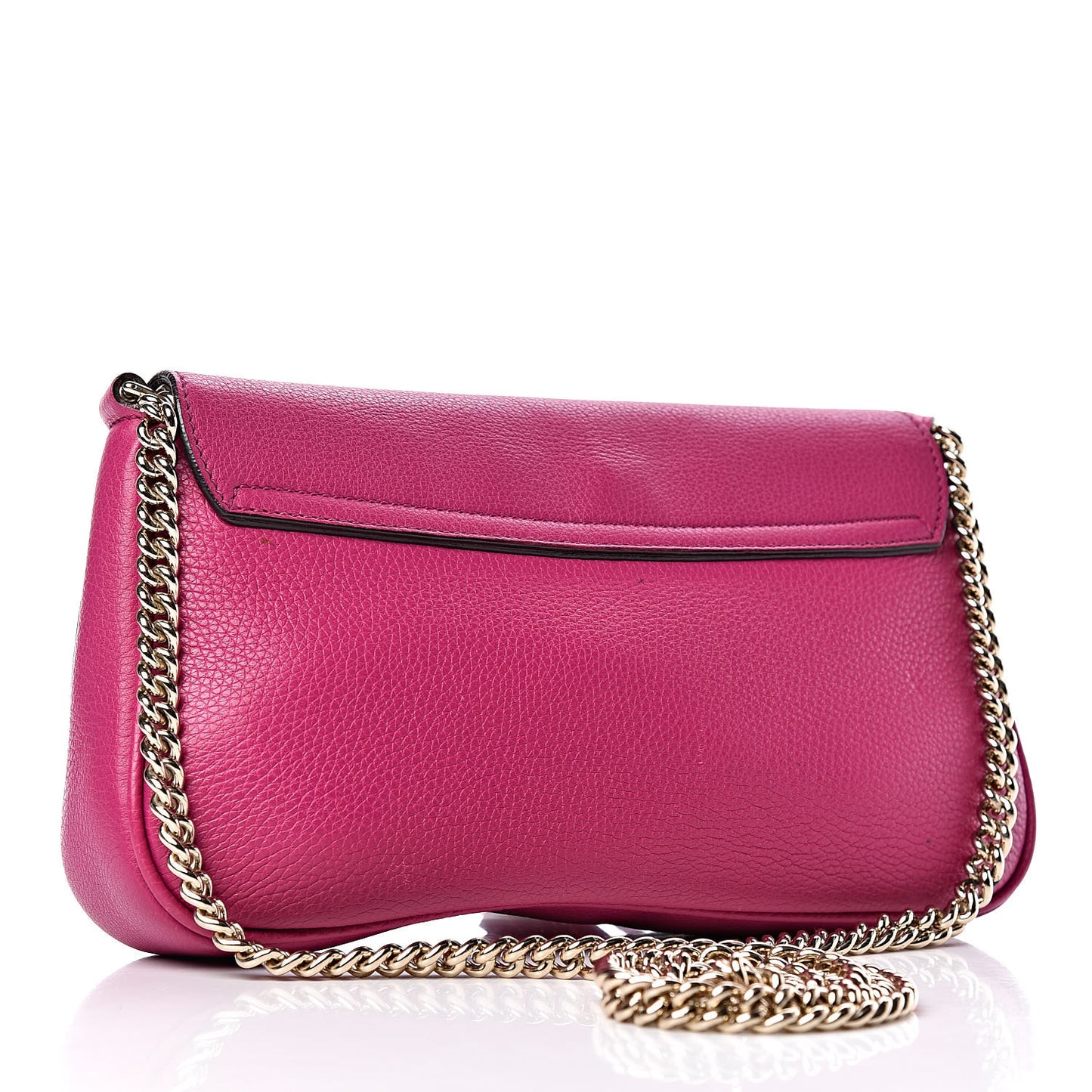 Cellarius Calfskin Medium Soho Flap Crossbody Bright Bouganville
