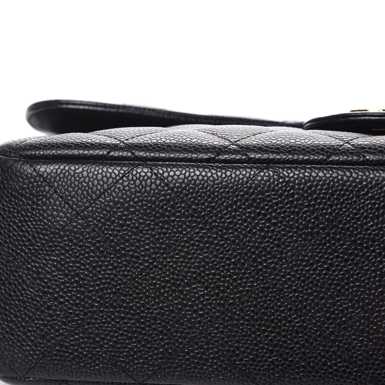 Chanel Caviar Quilted Jumbo Single Flap Black 10 of 17