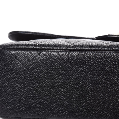 Chanel Caviar Quilted Jumbo Single Flap Black 10 of 17