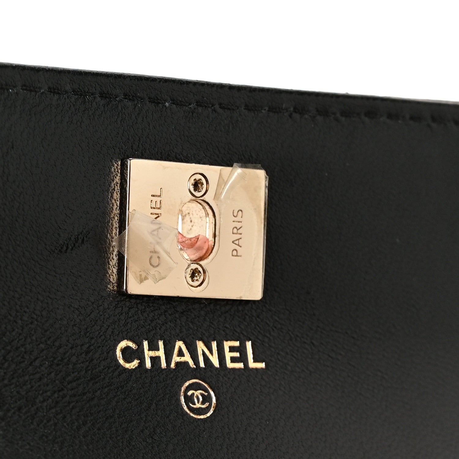 Chanel Lambskin Quilted Trendy CC Chain Clutch WOC Black 6 of 13