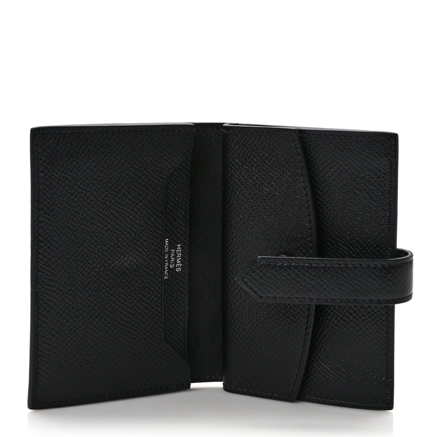 Hermes Epsom Mini Bearn Wallet Black 5 of 7