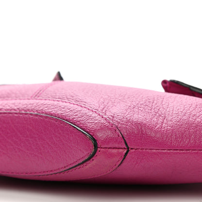 Alexander McQueen Calfskin De Manta Clutch Pink 9 of 14